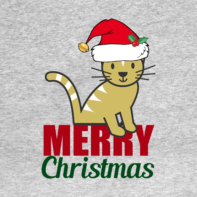 Merry Christmas Kitty Cat by epiclovedesigns